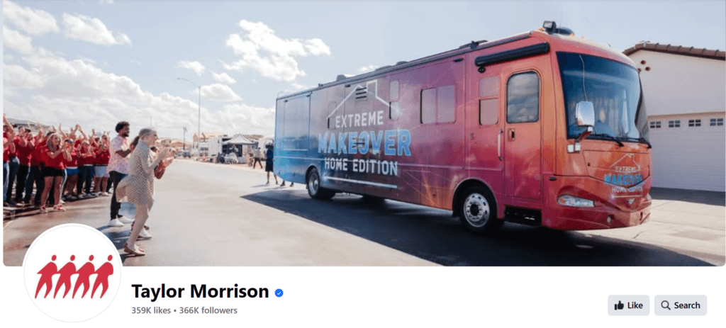 Taylor Morrison Facebook page