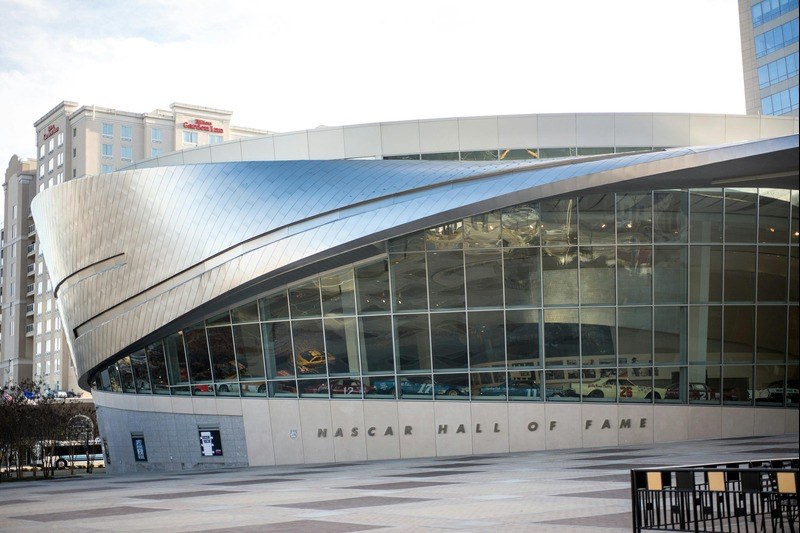 The Nascar Hall Of Fame building