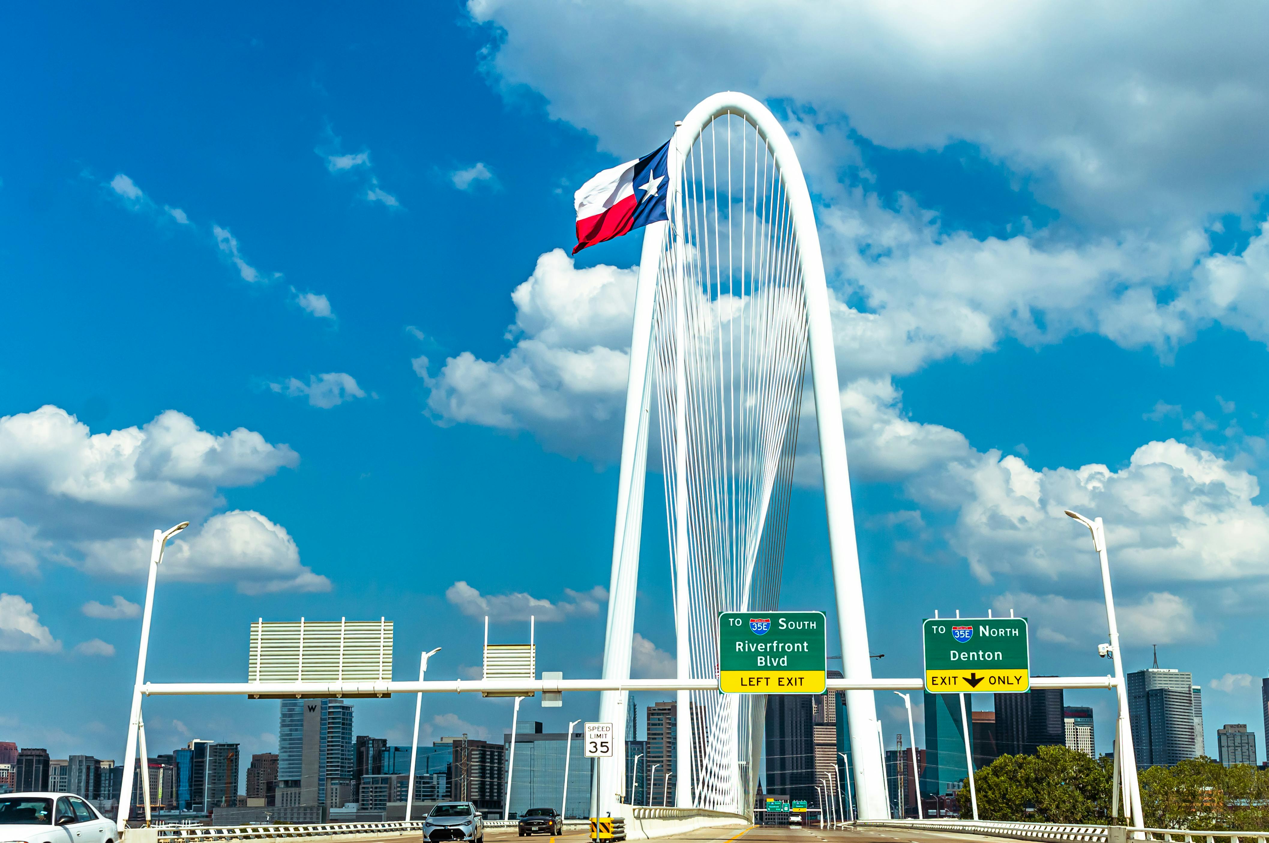 Margaret Hunt Hill Bridge in Dallas