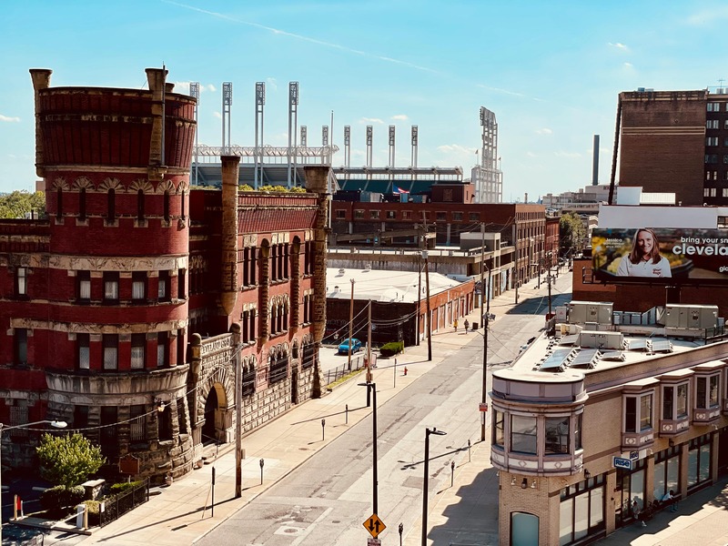 A picture of the Grays Armory Museum in Cleveland