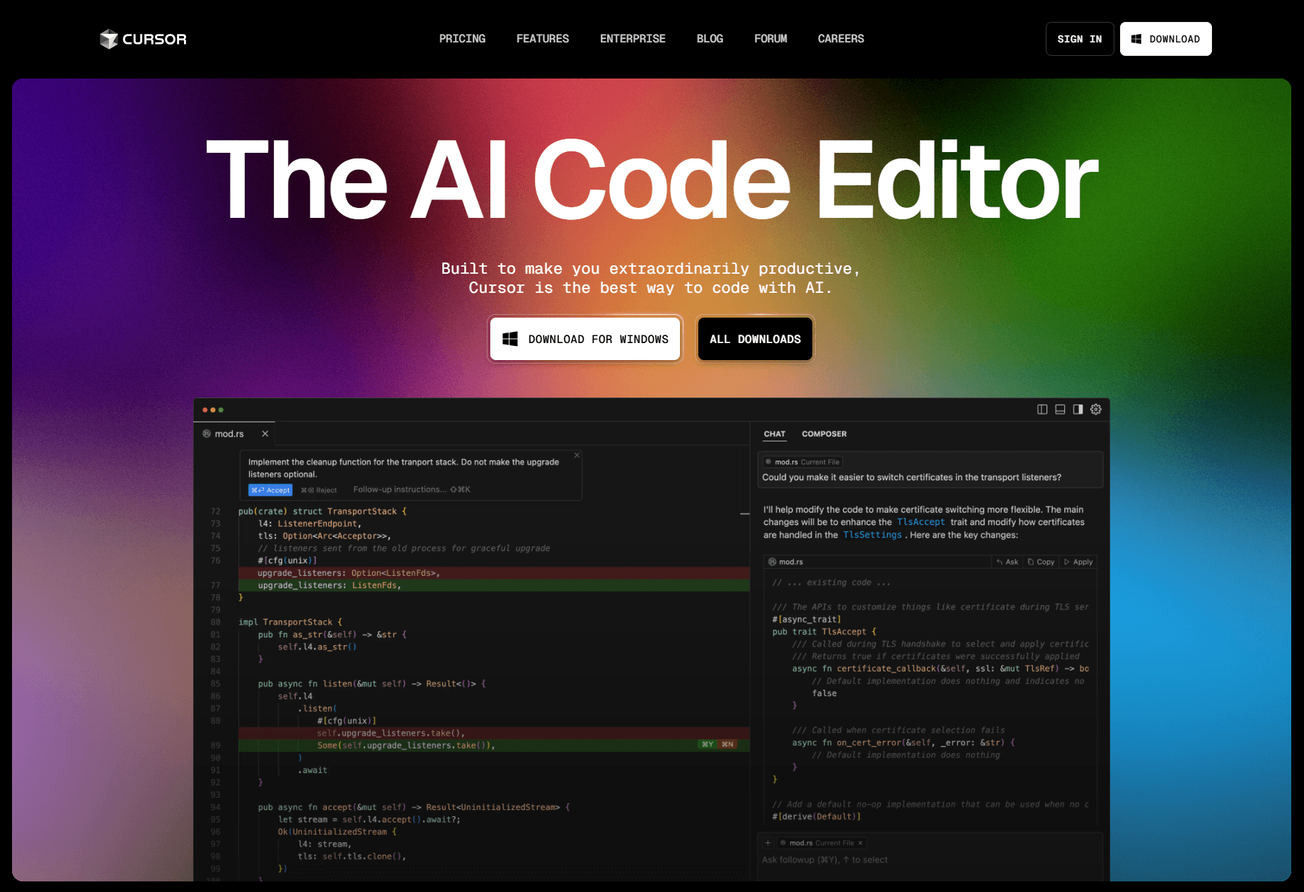 Cursor The AI Code Editor 2025
