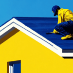man repairing roof
