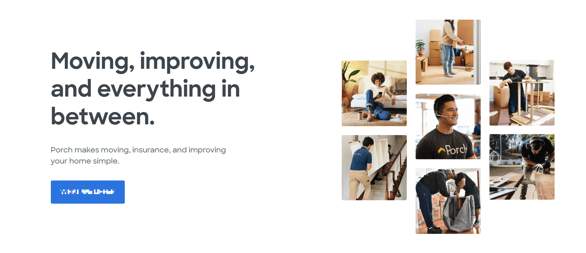 Porch homepage