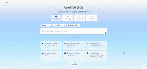gamma generative ai