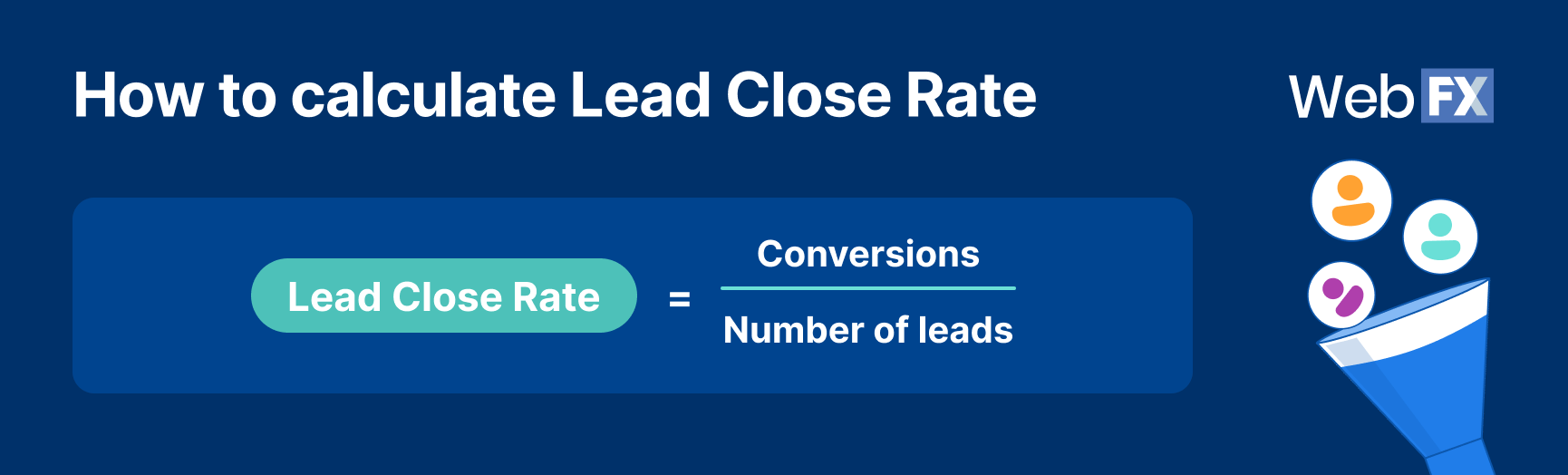 Formula for lead close rate