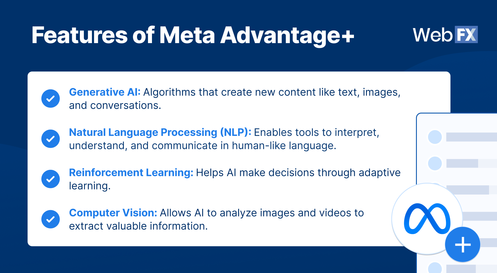 features of meta ads ai