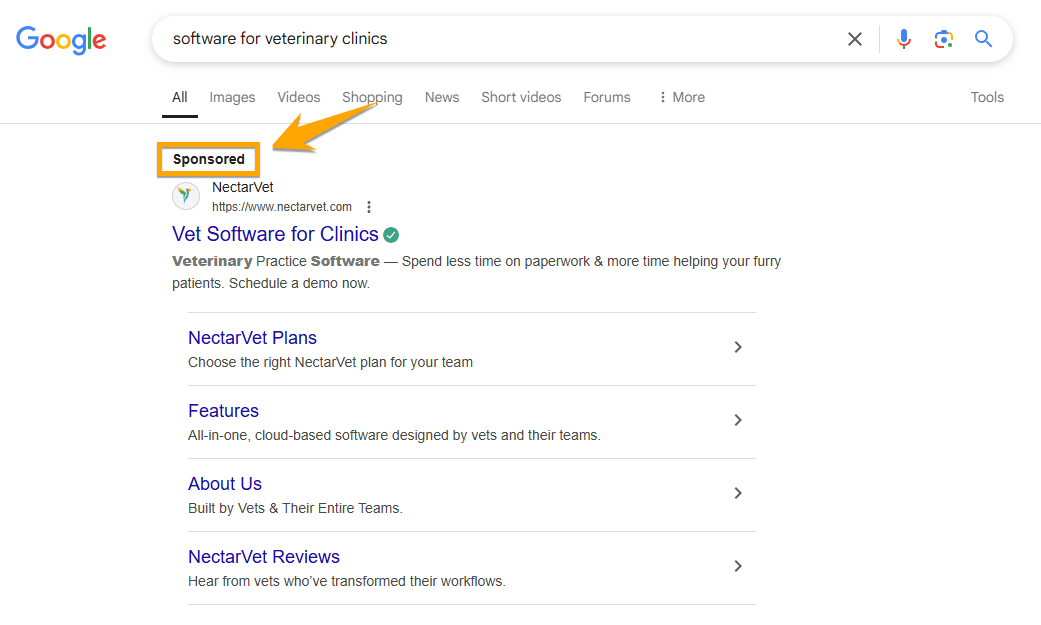 ppc advertising example