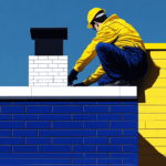 A chimney mason