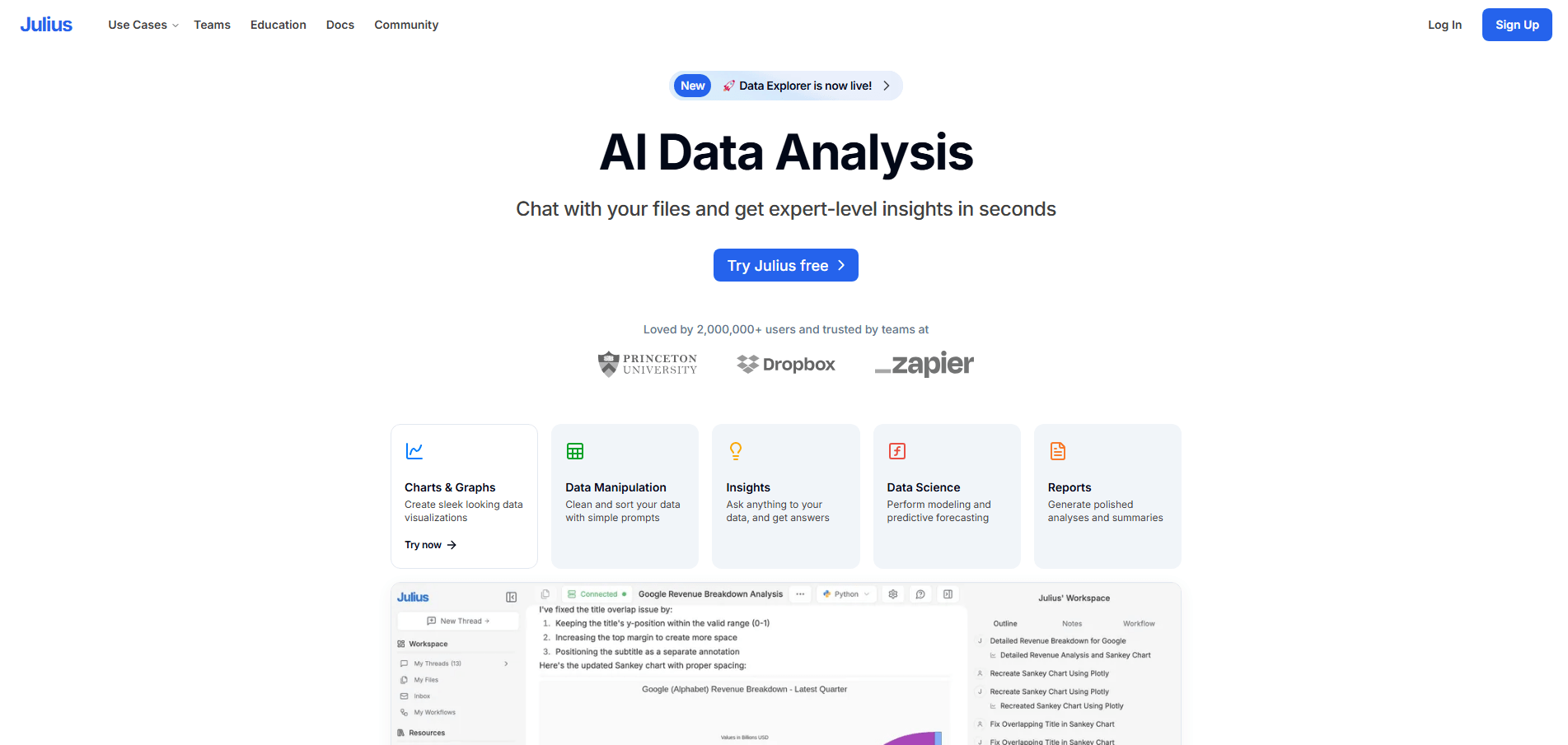 ai data analysis julius
