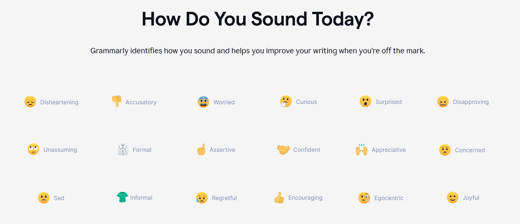 grammarly sentiment analysis