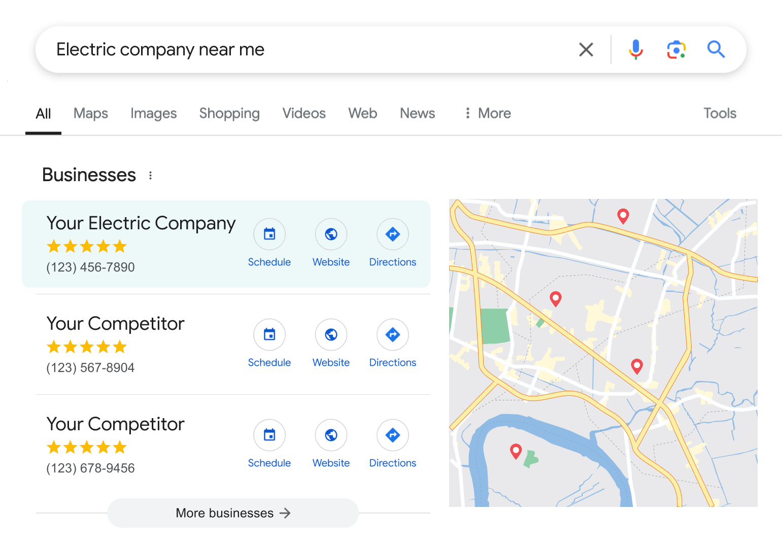 Searching for electric company near me