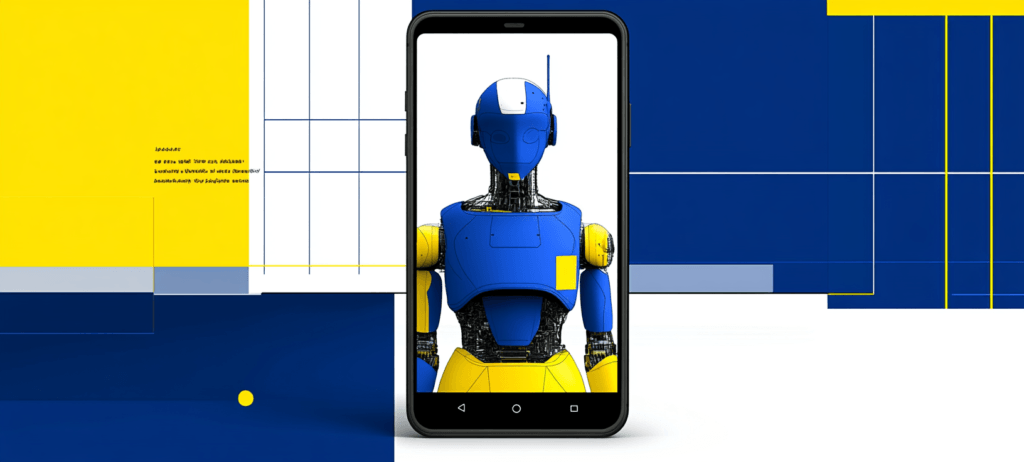 An image depiction by AI representing the use of the Meta AI app.
