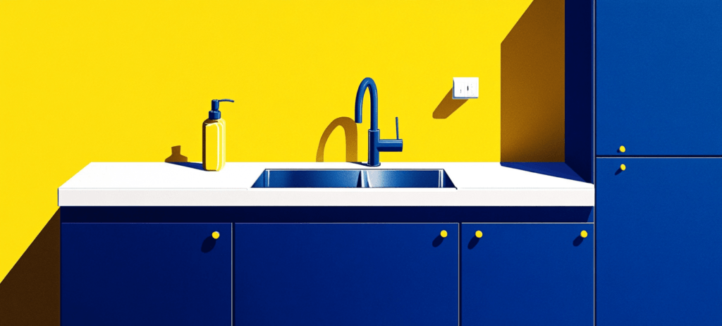 A bathroom cabinet