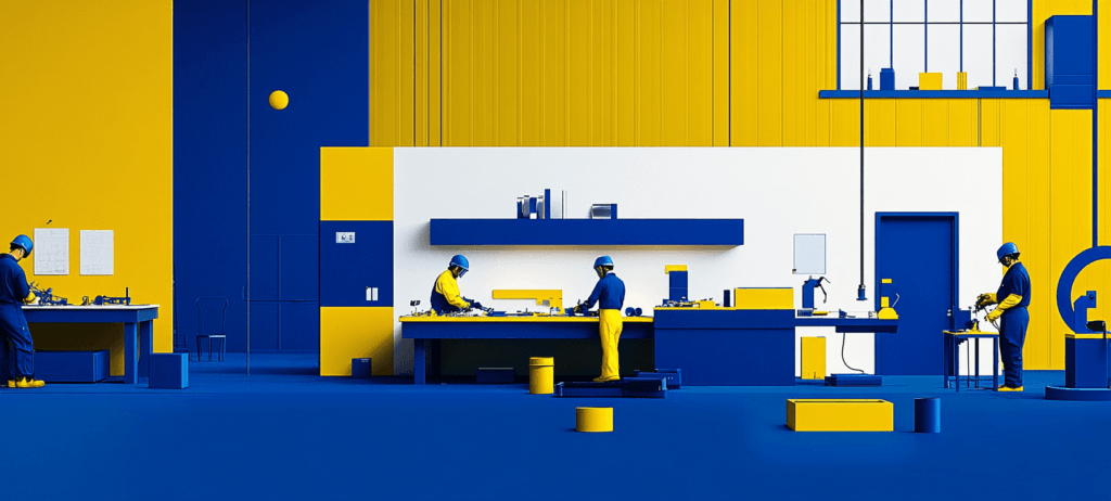 Cabinet manufacturers on the workfloor