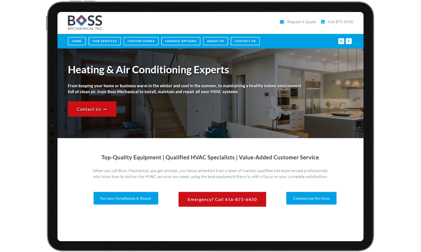 Boss Mechanical Homepage