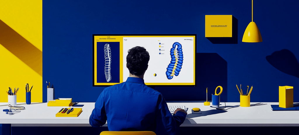 Chiropractor designing website