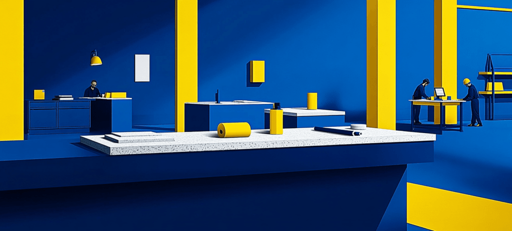 Countertop manufacturing office