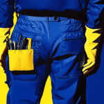 A handyman in a blue jumpsuit