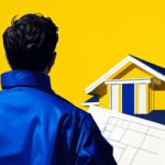 A home builder looking at a house