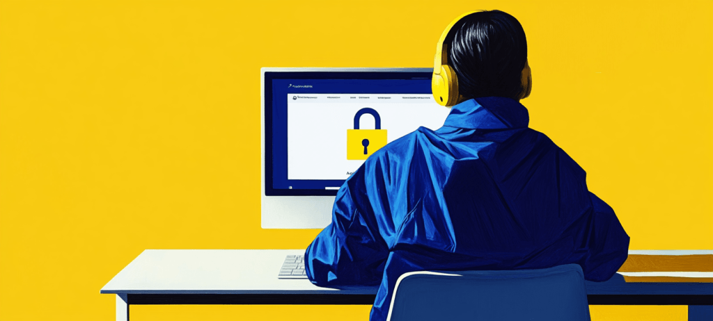 A home security company designing a website