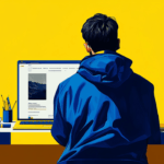 A home services owner designing a website
