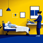 A patient speaking to healthcare worker