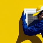 HVAC technician working