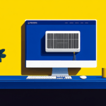 HVAC websites on monitor