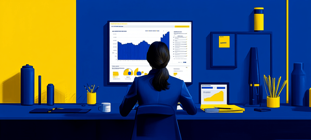 An industrial marketer using a CRM
