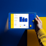 Industrial website on tablet