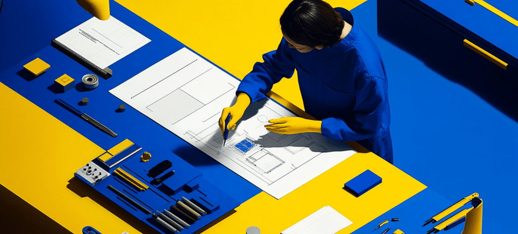 Manufacturer designing
