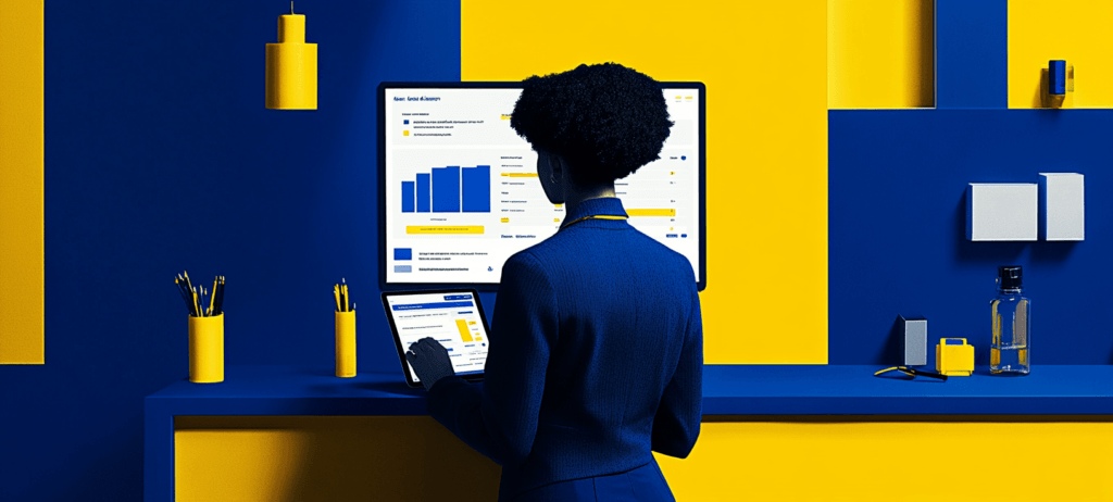 A manufacturer using a CRM