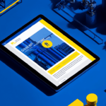 A manufacturing website on a desktop