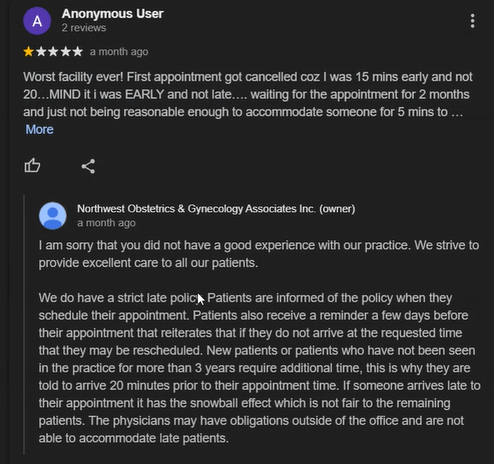 OBGYN review example