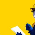 Pest controllers looking at paper
