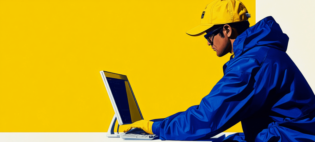 A pest controller designing their website