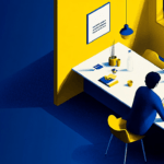 A doctor at a desk