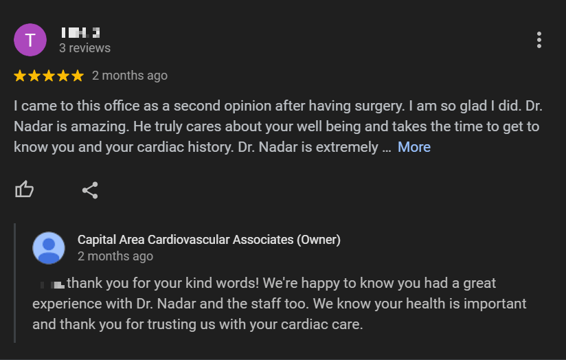 Review and response on healthcare services