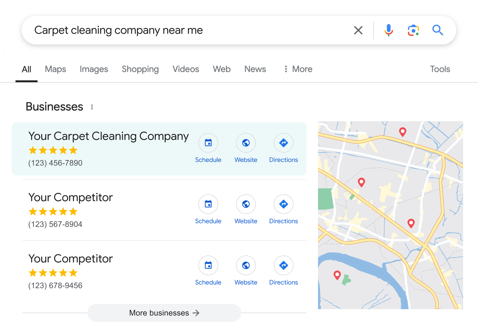 carpet cleaning company near me search