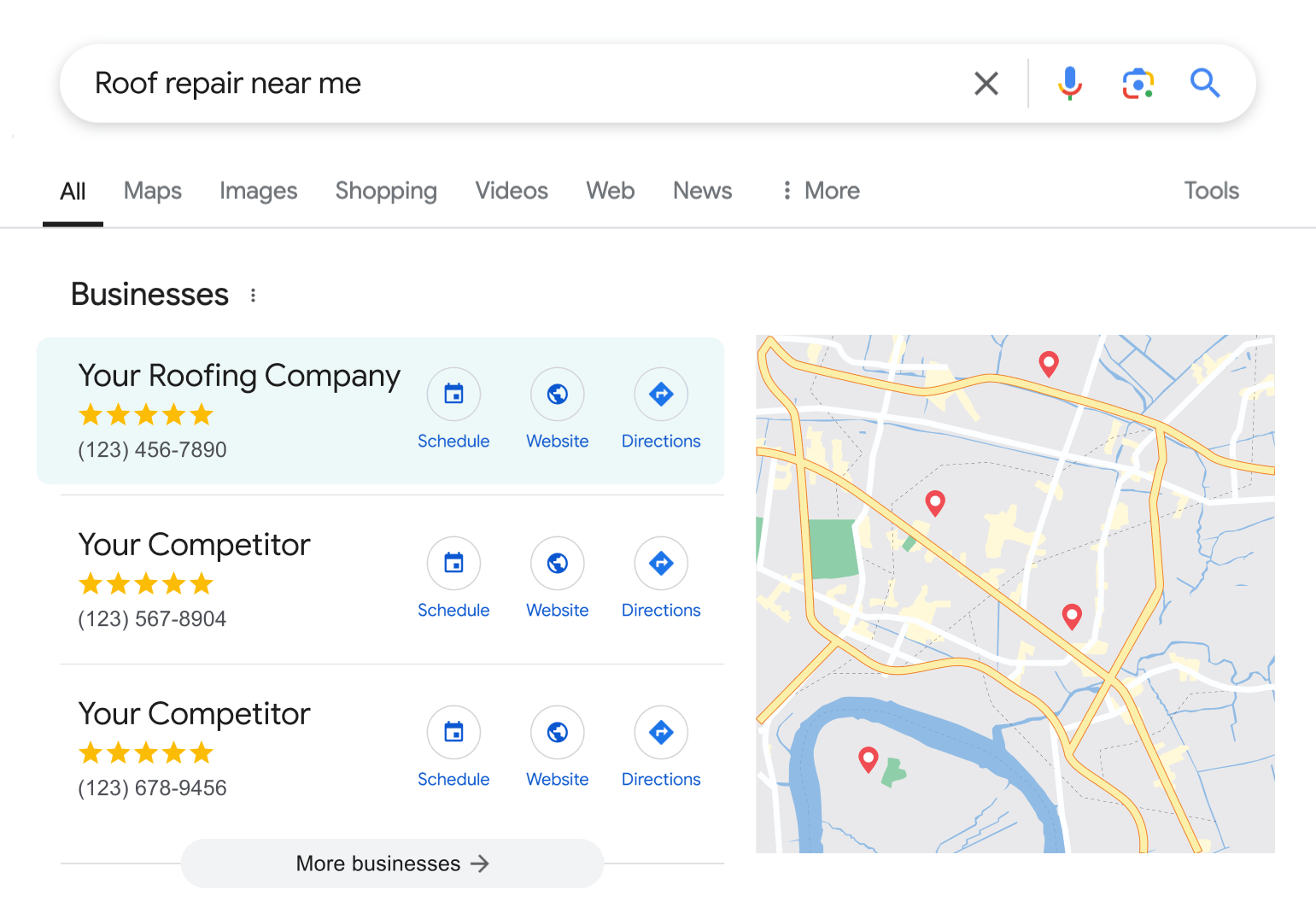 Roof repair search near me