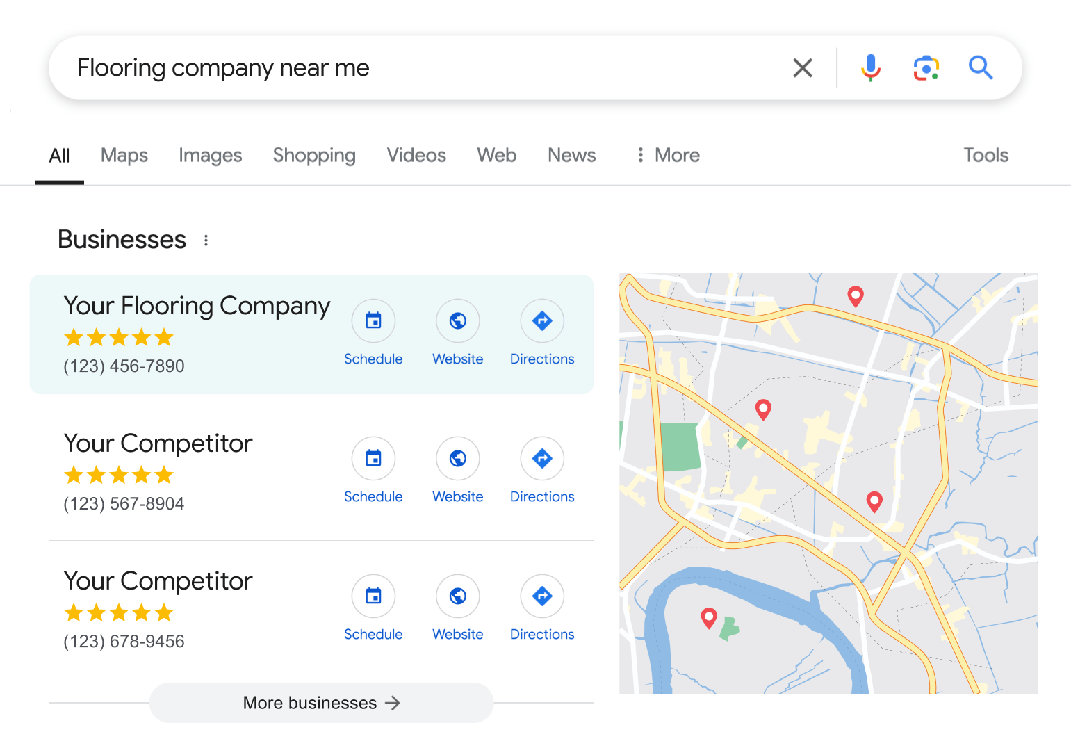 Flooring company near me google search