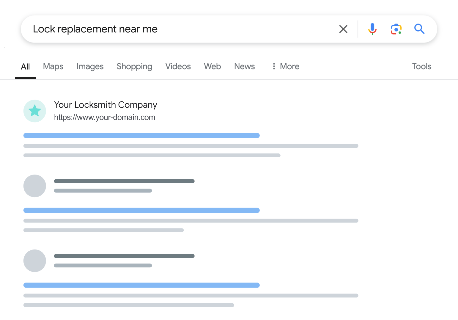 lock replacement near me search