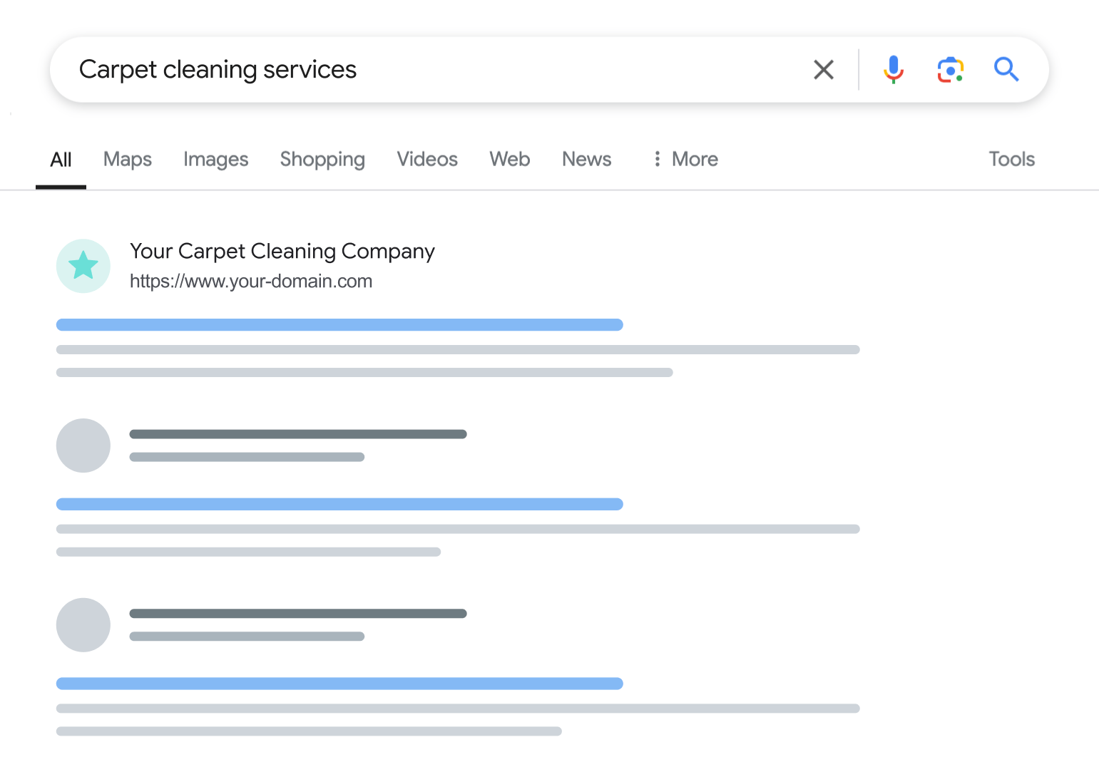 carpet cleaning services search