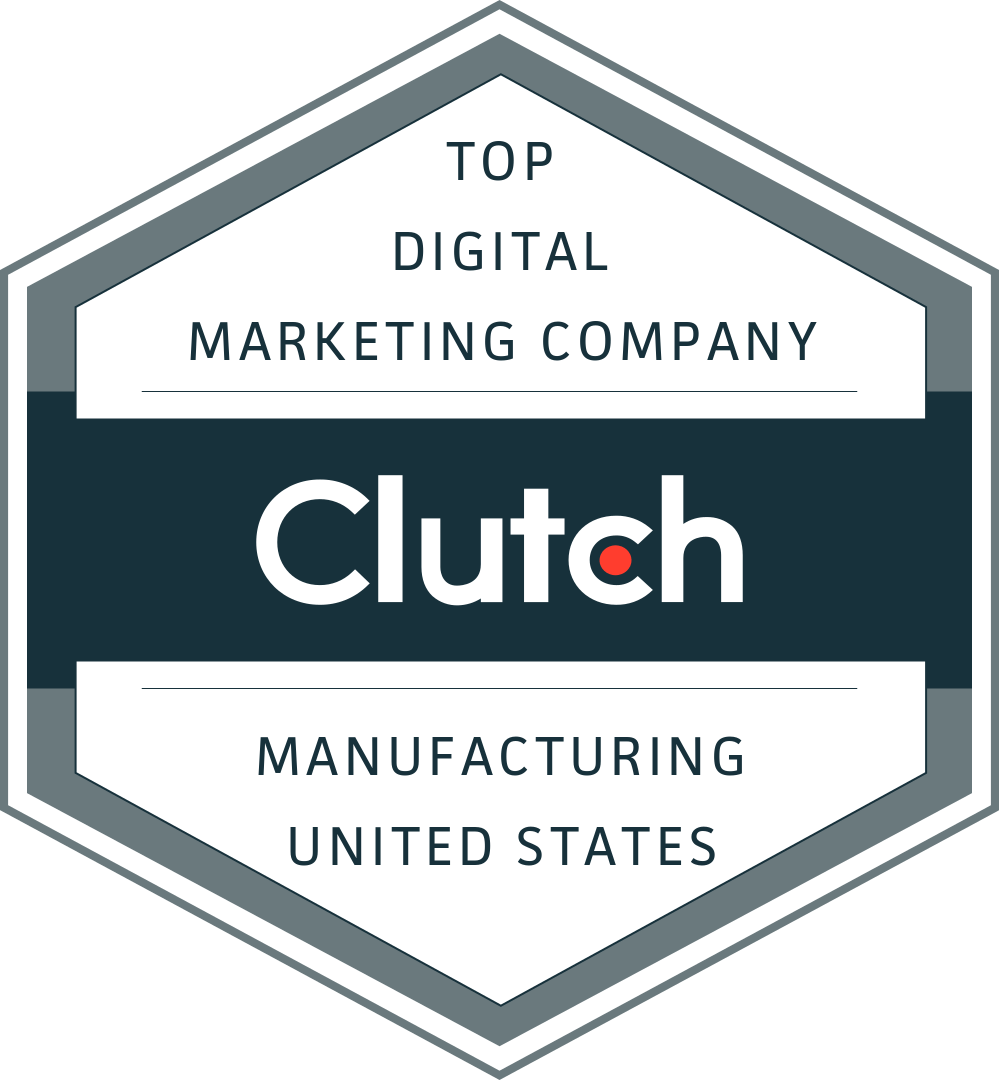 Top Clutch Digital Marketing Company Manufacturing Award