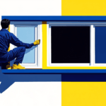 An installer working on a window installation