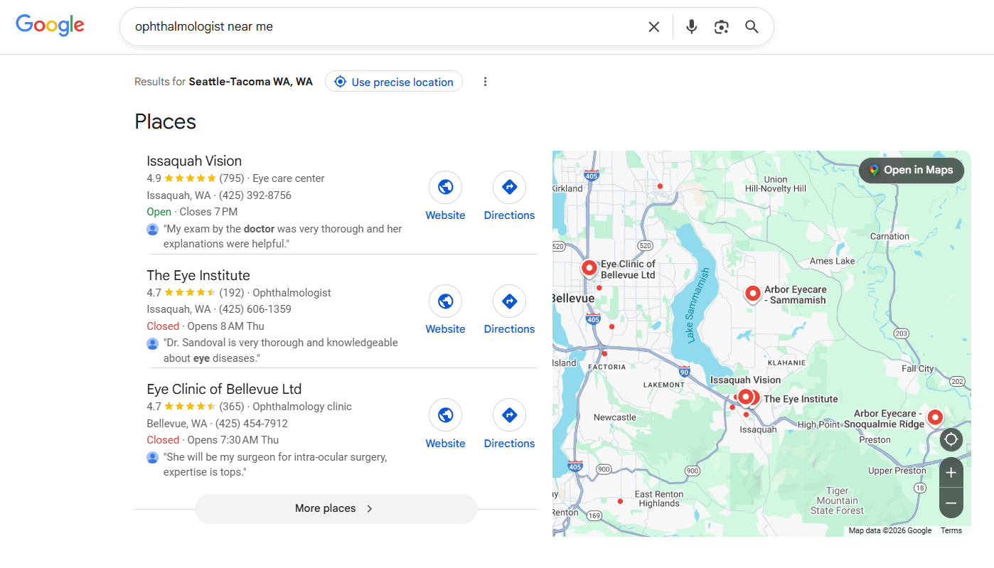 local search for doctors