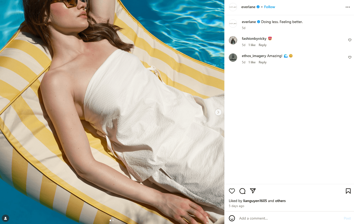 savable content everlane