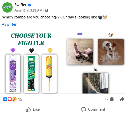savable content swiffer