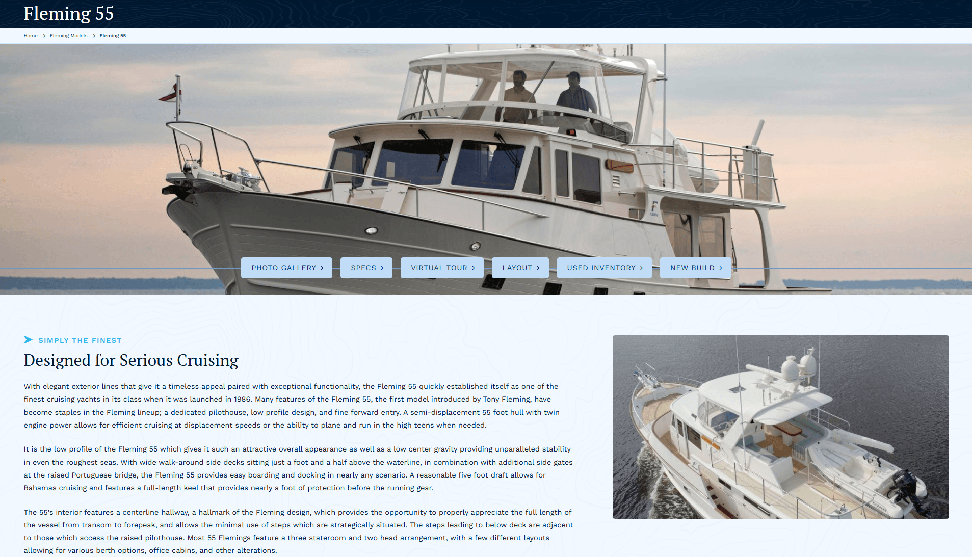 Burr Yacht Sales product page