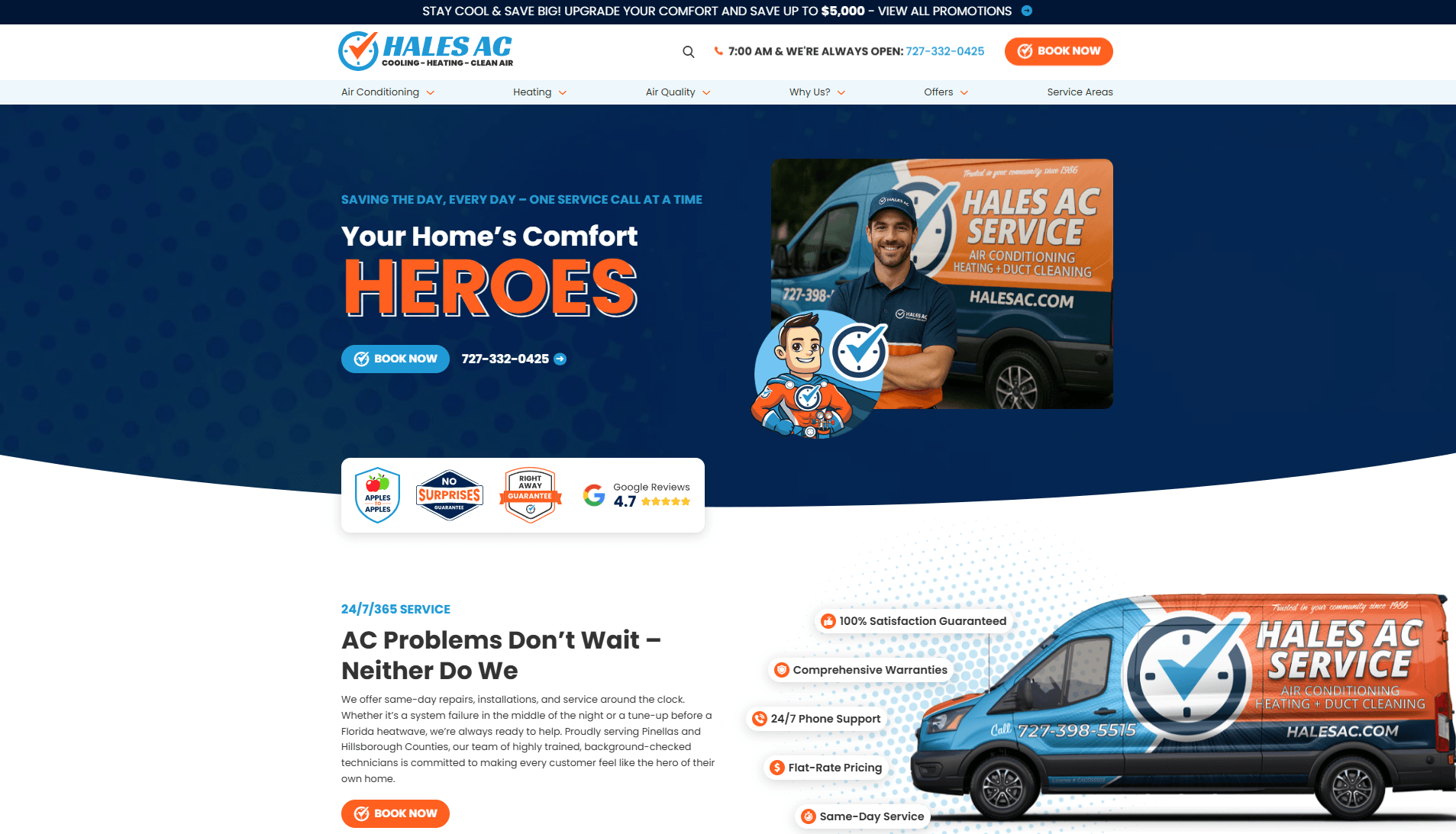Hales AC homepage